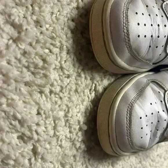 NIKE SIZE 6Y WHITE AIR FORCE 1 PREOWNED - Picture 8 of 16